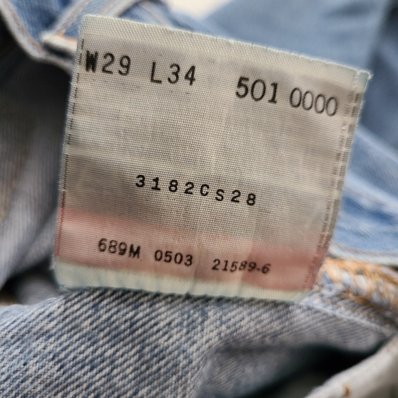 LEVI'S 501XX VINTAGE BUTTONFLY  JEANS~🎊2XHP🎊 - Picture 8 of 8